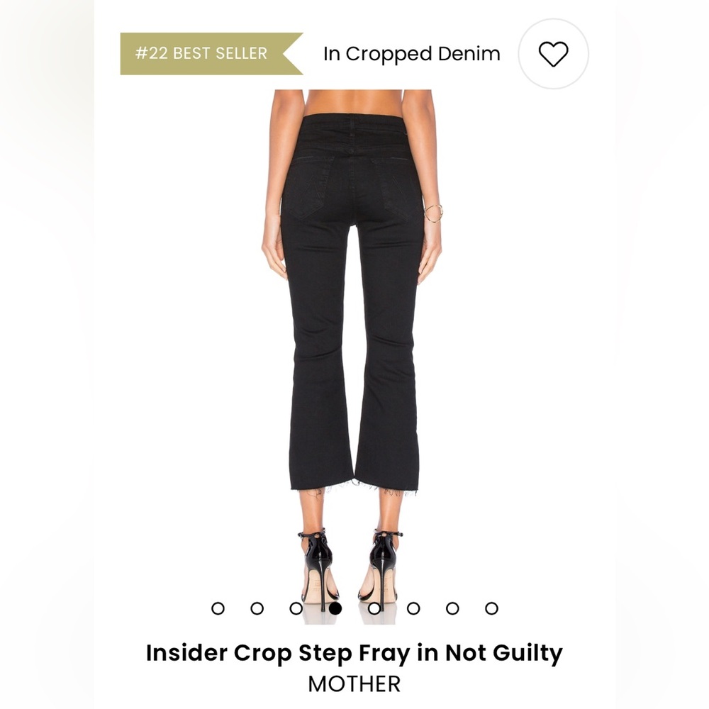 Mother Insider Crop Step Fray in Not Guilty - Picture 4 of 5